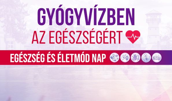 <span class='bovebben'>Bővebben</span><span class='title'>Egészségnap Gyopárosfürdőn</span><span class='text'>Szűrővizsgálatok, vízi torna, masszázs, pezsgőfürdő, táplálkozási tanácsok, szenior örömtánc, szerencsekerék</span>