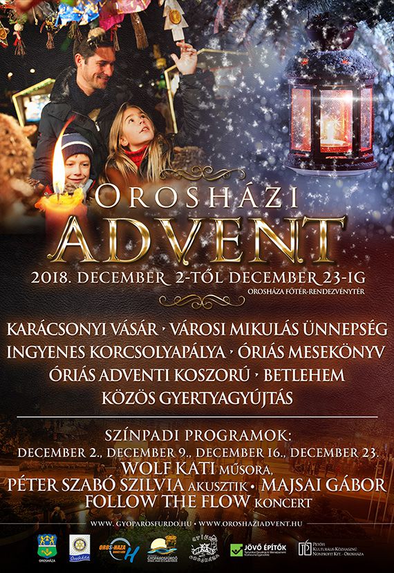 Orosházi Advent 2018 plakát