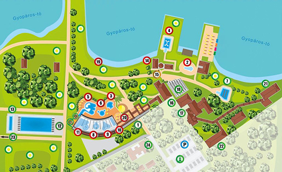 Gyopárosfürdő térkép (érvényes: 2025.09.01-től)